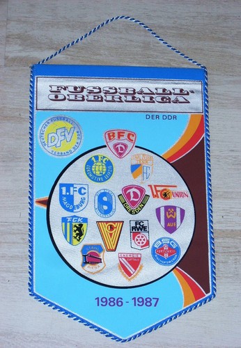Wimpel ddr fußball oberliga - wimpel,