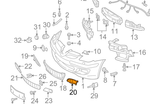 Slk r171 frontstoßstange - slk,