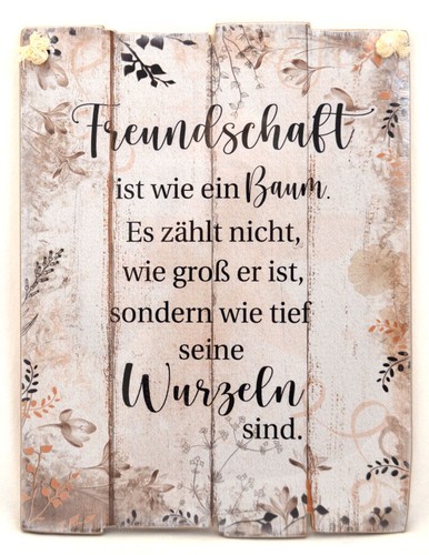 Wandbild freundschaft ist wie - wandbild,