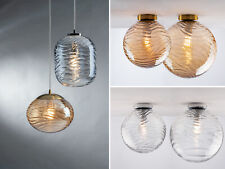 Pendelleuchten Rauchglas Designklassiker Lampen über Eßtisch - Deckenleuchten