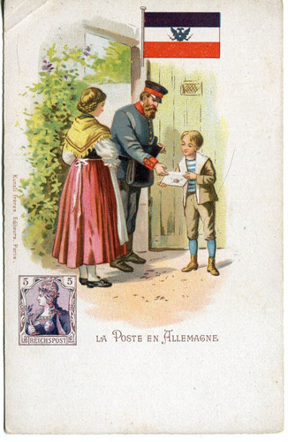 Post deutschland postbote - in,