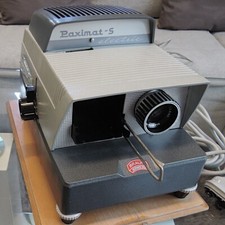 BRAUN Paximat S electric Diaprojektor mit Koffer und FB - 60er Jahre