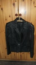 FREAKY NATION Lederjacke, Lederblazer,schwarz, echtes Leder,XXL,gebraucht