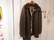 Lederjacke 52/ 54 braun Pelzfuttter herraus nehmbar Neu