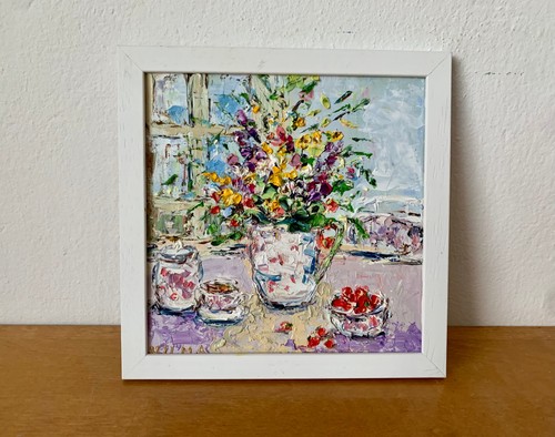 Stillleben mit blumen und - stillleben,