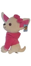 Flo's Toys Kuscheltier Chihuahua Hund Mädchen Pink Stofftier 27cm