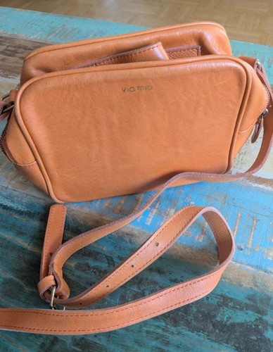 Lederhandtasche terrakotta - lederhandtasche, in