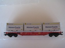 Märklin H0 47092 Container-Tragwagen "Nieten Fracht der DB Logistics" in OVP