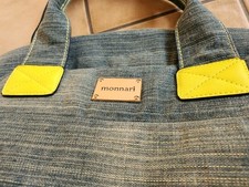 Monnari Tasche Leo Muster JeansBlau * Top * Neuw.