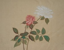 Blumenstillleben mit Rosen, um