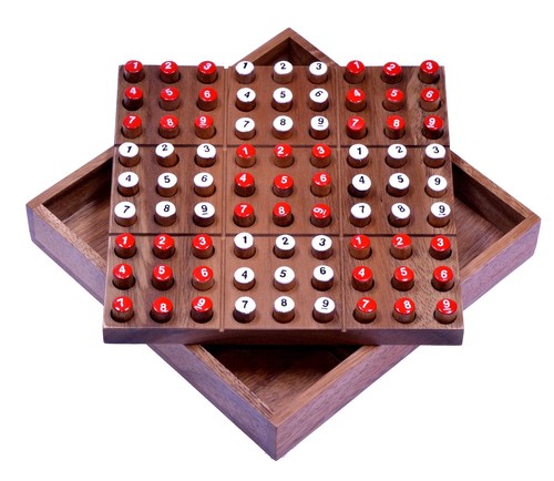 Sudoku mit zahlensteckern - sudoku,