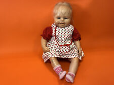 Brigitte Leman Resin Künstlerpuppe Puppe 57 cm. Top Zustand.     