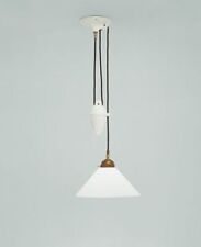 Pendelleuchte Küche Berliner Messing Glas höhenverstellbar E27 Hängelampe