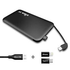 5000mAh Power Bank Tragbares Ladegerät Externer Akku mit Kabel für Telefon