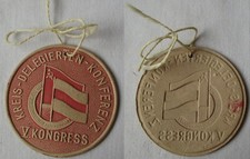 DDR Abzeichen V. Kongress