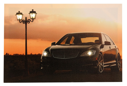 Mercedes benz unter - benz, laterne