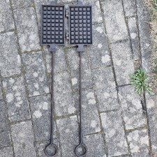 Altes Waffeleisen Guss !!!