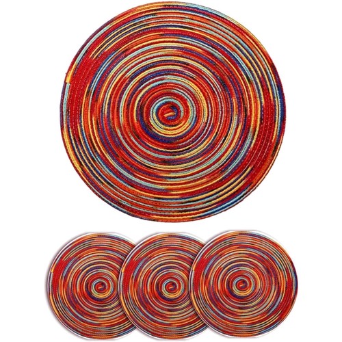 Tischsets rund baumwolle - tischsets,