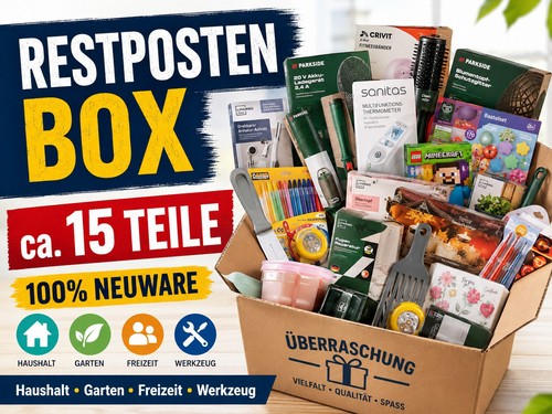 Restposten box 15 teile - restposten,