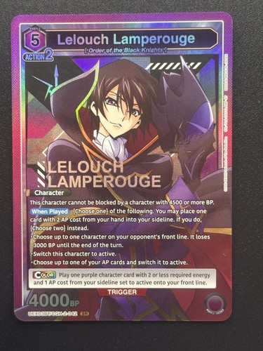 Union arena code geass vol - geass, vol.2