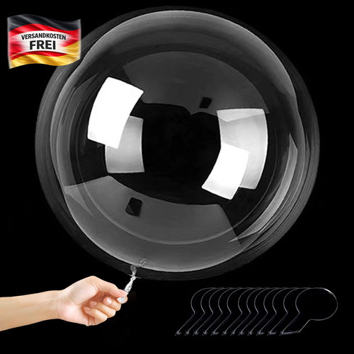 Transparente luftballons - transparente, 24