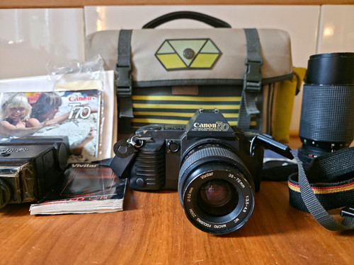 Canon t70 analog kamera set - canon,