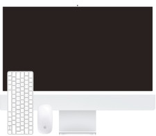 Apple iMac 24" 2021 M1 512GB SSD 16GB RAM Silber