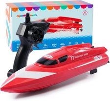 RC Boot 2.4GHz mit 2 Akkus für Kinder – Ferngesteuertes Boot 15+ km/h
