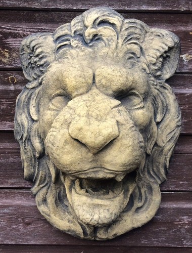 Löwenkopf garten wandtafel - garten,