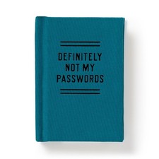 Definitely Not My Passwords - Password Diary by Brass Monkey [Diary]