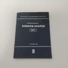 SR 1 Original Betriebsanleitung  1956