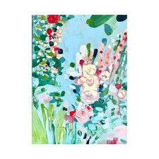 Large Abstract Floral Painting
