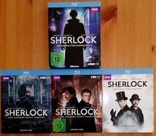 SHERLOCK  Die kompletten Staffeln 1-4 + Braut des Grauens * 9 BluRays * wie NEU*