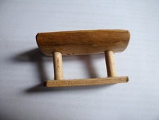 kleine Holzbank Tisch ca. 6 x 4 cm - Zubehör Wichteltür Bauernhof- Handarbeit !!