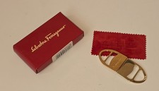 Salvatore Ferragamo Gold Poliert Gürtelschnalle Belt Buckle Vintage