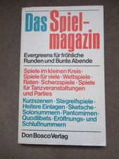 Das Spielemagazin,Spiele und Kurzszenen,Don Bosco Verlag,Taschenbuch,160 Seiten