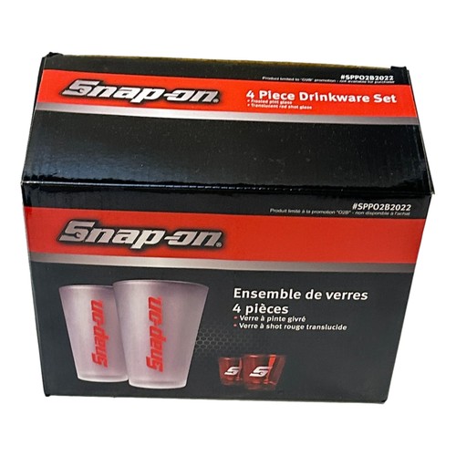 Snap drinkware glass - snap-on,