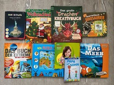 Großes Set Kinder Bücher und Puzzle, Wissen und Kreativ, Fragen und Antworten