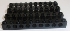 LEGO 4x Technik Lochbalken 1x10 (2730)-Schwarz Black Neu new