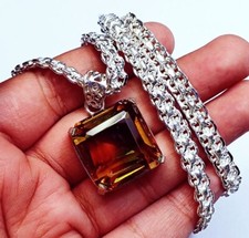 75.00 Karat Zertifiziert Farbwechsel Zultanite GS Massiv Silber Anhänger Mit