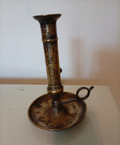 Kerzenhalter messing rund mit - kerzenhalter,