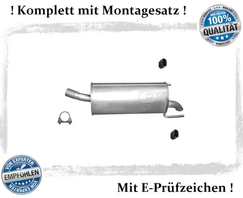 Endschalldämpfer opel astra - endschalldämpfer, h