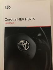 TOYOTA COROLLA HEV HB-TS  2021 2022  Betriebsanleitung Bordbuch Handbuch NAVI