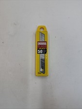 Tajima Ersatzklingen für Cutter 9 mm Klinge 50 Klingen für Pappe/Leder