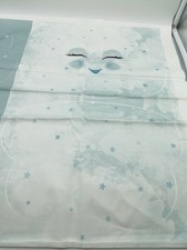 Panel Bio Baumwolle Wolken Kissen Blau Augen Zu  Zum Selber Nähen Stoff DIY