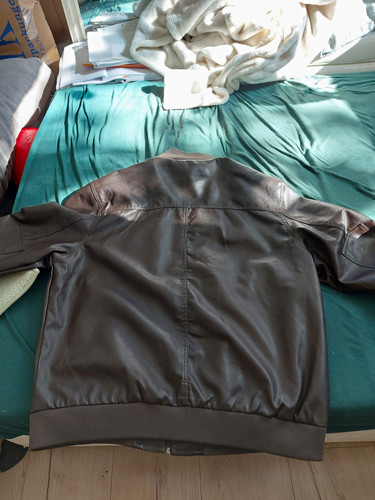 Herren lederjacke braun 3xl - braun,