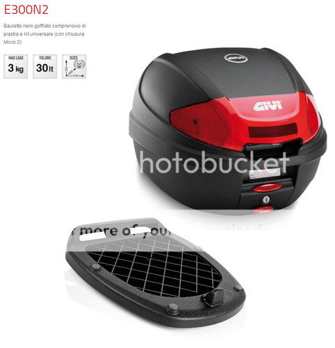 Givi e300n2 kit kofferraum 30l - e300n2,