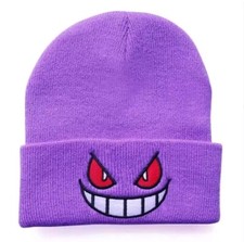 Pokemon Gengar Mütze Anime Cosplay Beanie NEU