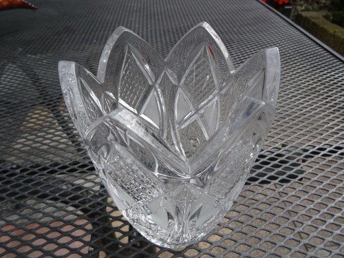 Echt bleikristall vase - ,