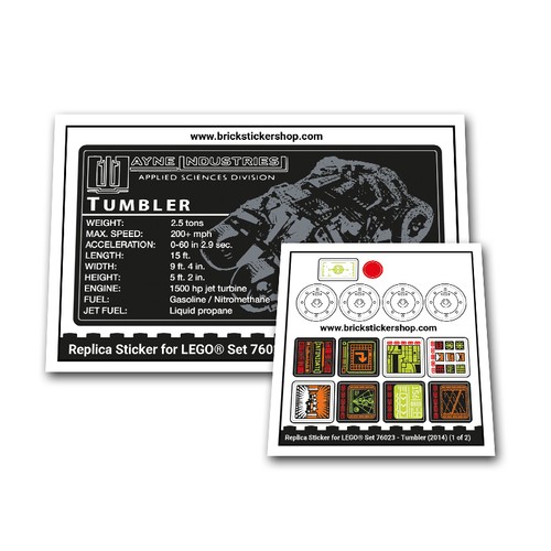 Replacement sticker for set - for,